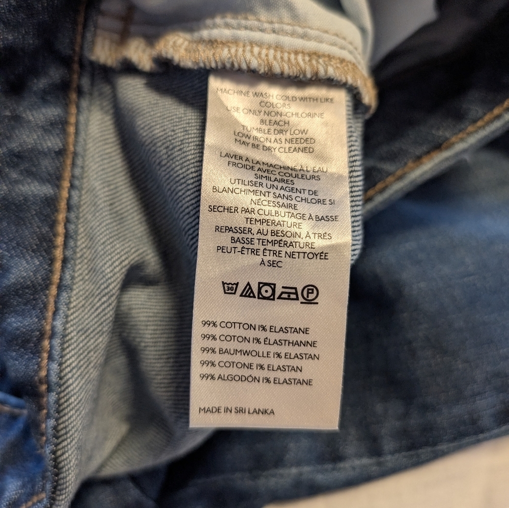 The Francais Mid Rise Cuffed Jeans By Pilcro Size 32 - Picture 10 of 16